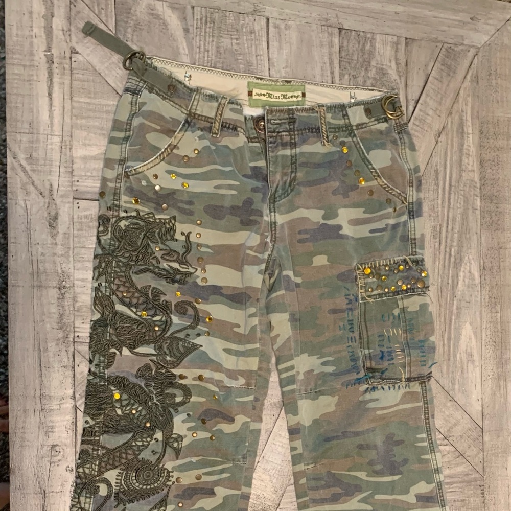 Miss Me camo pants